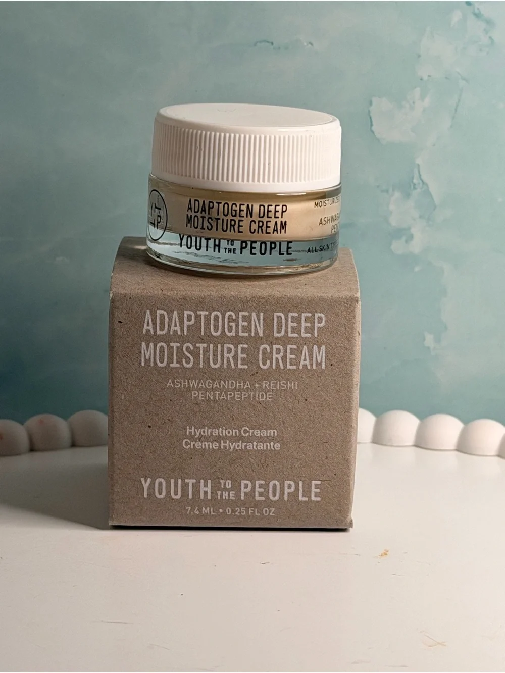 Youth To The People Adaptogen Deep Moisture Cream 7mL/.24oz MINI 2-pack